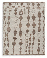 Brettler Beige/Brown Large Rug from Ashley - Luna Furniture