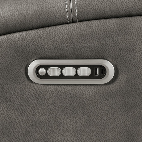 Brickston Charcoal 2-Piece Triple Power Reclining Living Room Set from Coaster - Luna Furniture