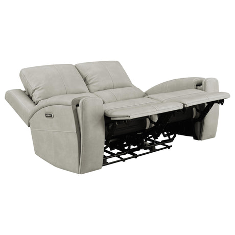 Brickston Gray 2-Piece Triple Power Reclining Living Room Set from Coaster - Luna Furniture