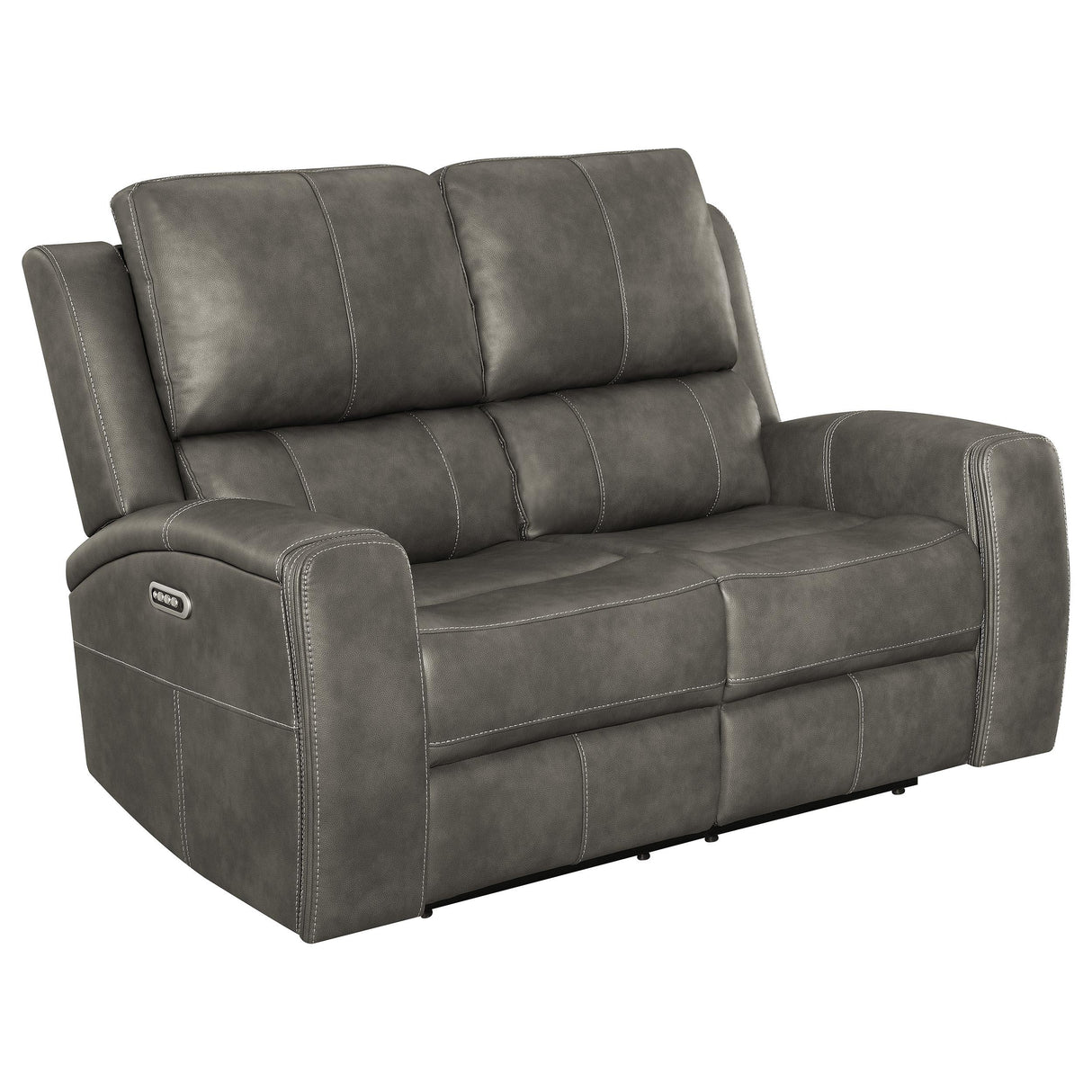 Brickston Charcoal 3-Piece Triple Power Reclining Living Room Set from Coaster - Luna Furniture