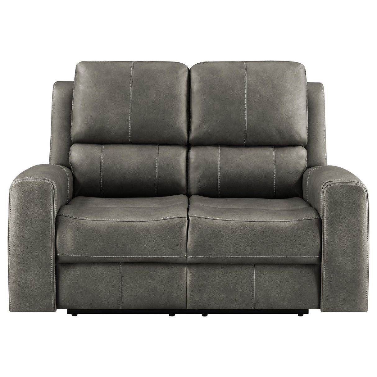Brickston Charcoal Triple Power Reclining Loveseat from Coaster - Luna Furniture