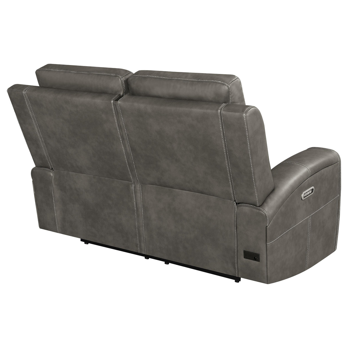 Brickston Charcoal Triple Power Reclining Loveseat from Coaster - Luna Furniture