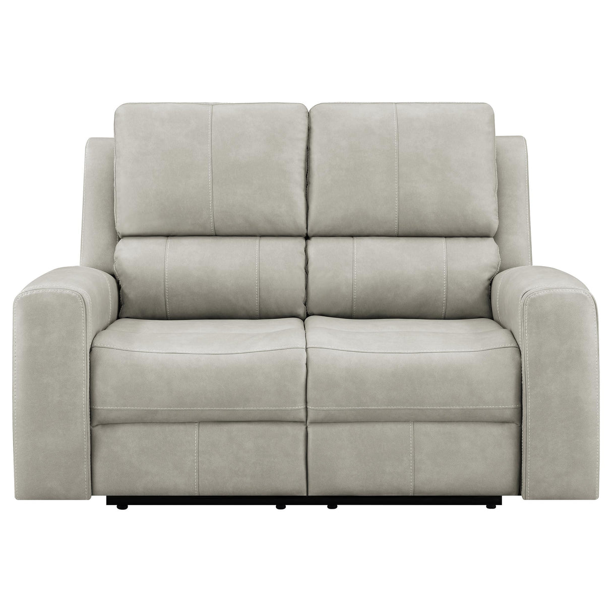 Brickston Gray Triple Power Reclining Loveseat from Coaster - Luna Furniture