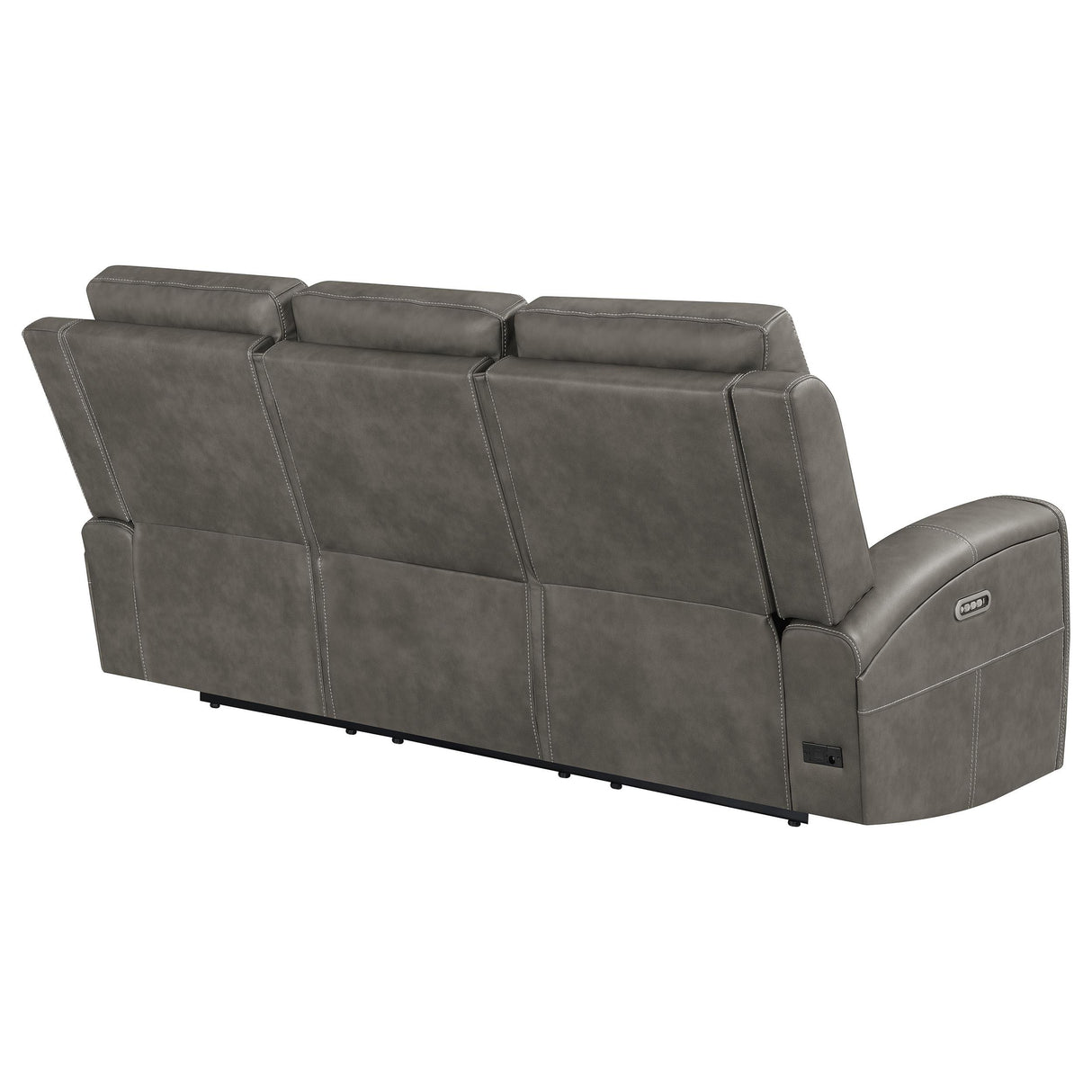 Brickston Charcoal Triple Power Reclining Sofa from Coaster - Luna Furniture
