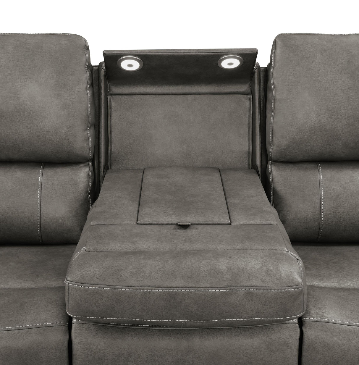 Brickston Charcoal Triple Power Reclining Sofa from Coaster - Luna Furniture