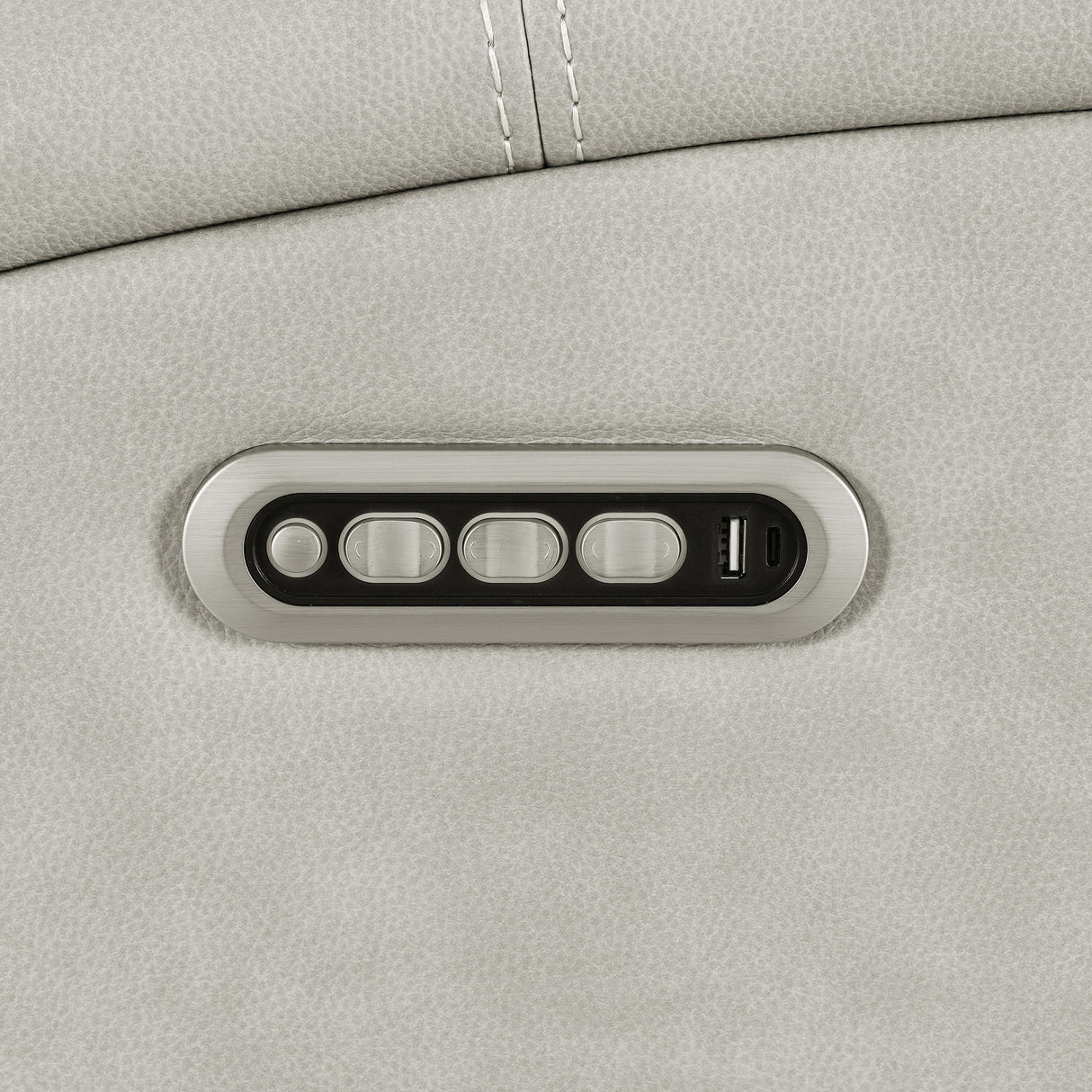 Brickston Gray Triple Power Reclining Sofa from Coaster - Luna Furniture