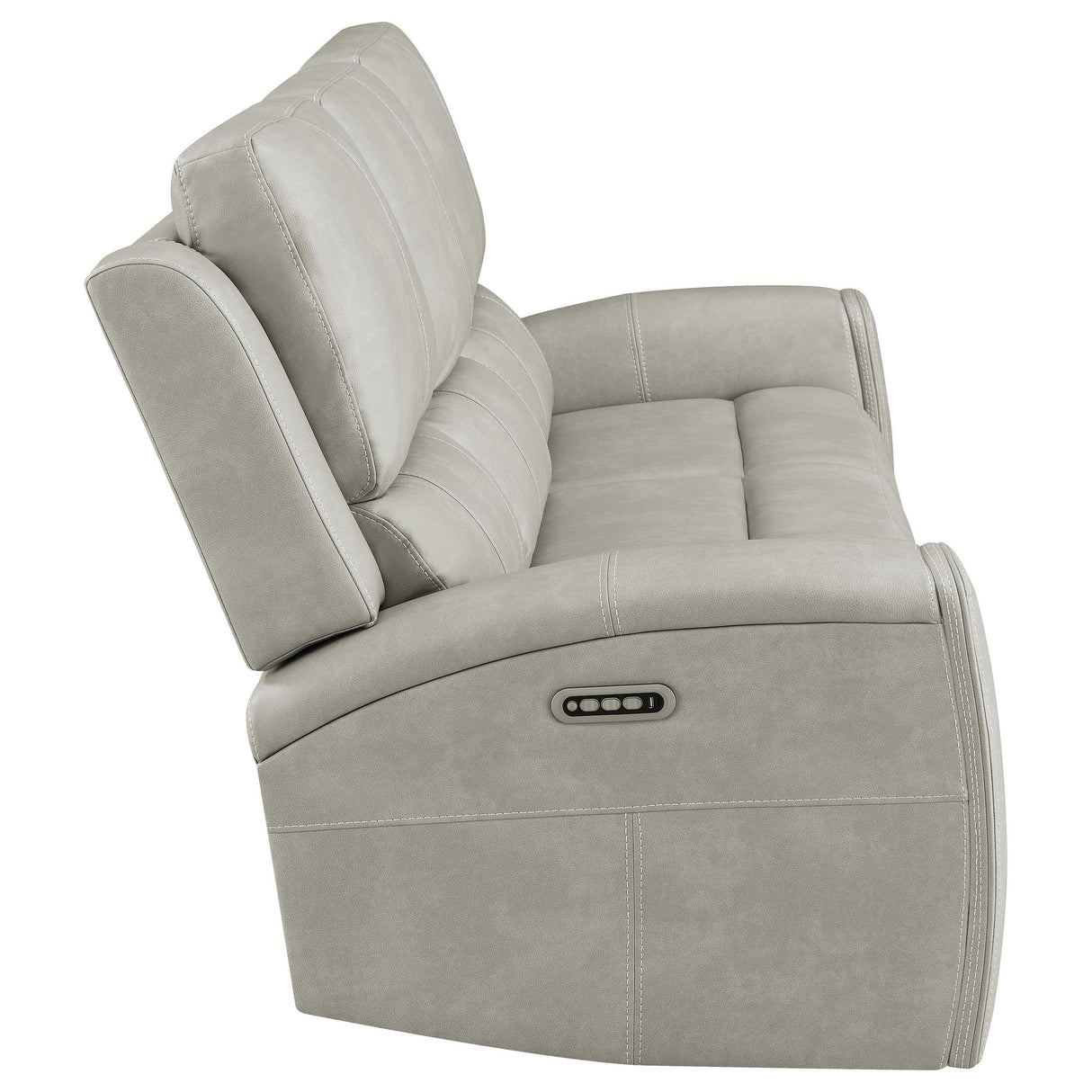Brickston Gray Triple Power Reclining Sofa from Coaster - Luna Furniture