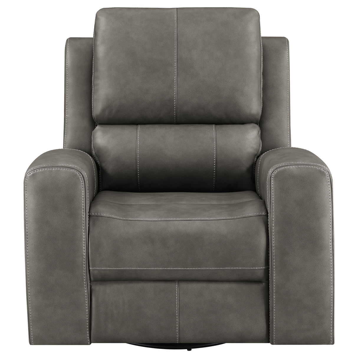 Brickston Charcoal Triple Power Swivel Glider Recliner from Coaster - Luna Furniture