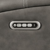 Brickston Charcoal Triple Power Swivel Glider Recliner from Coaster - Luna Furniture