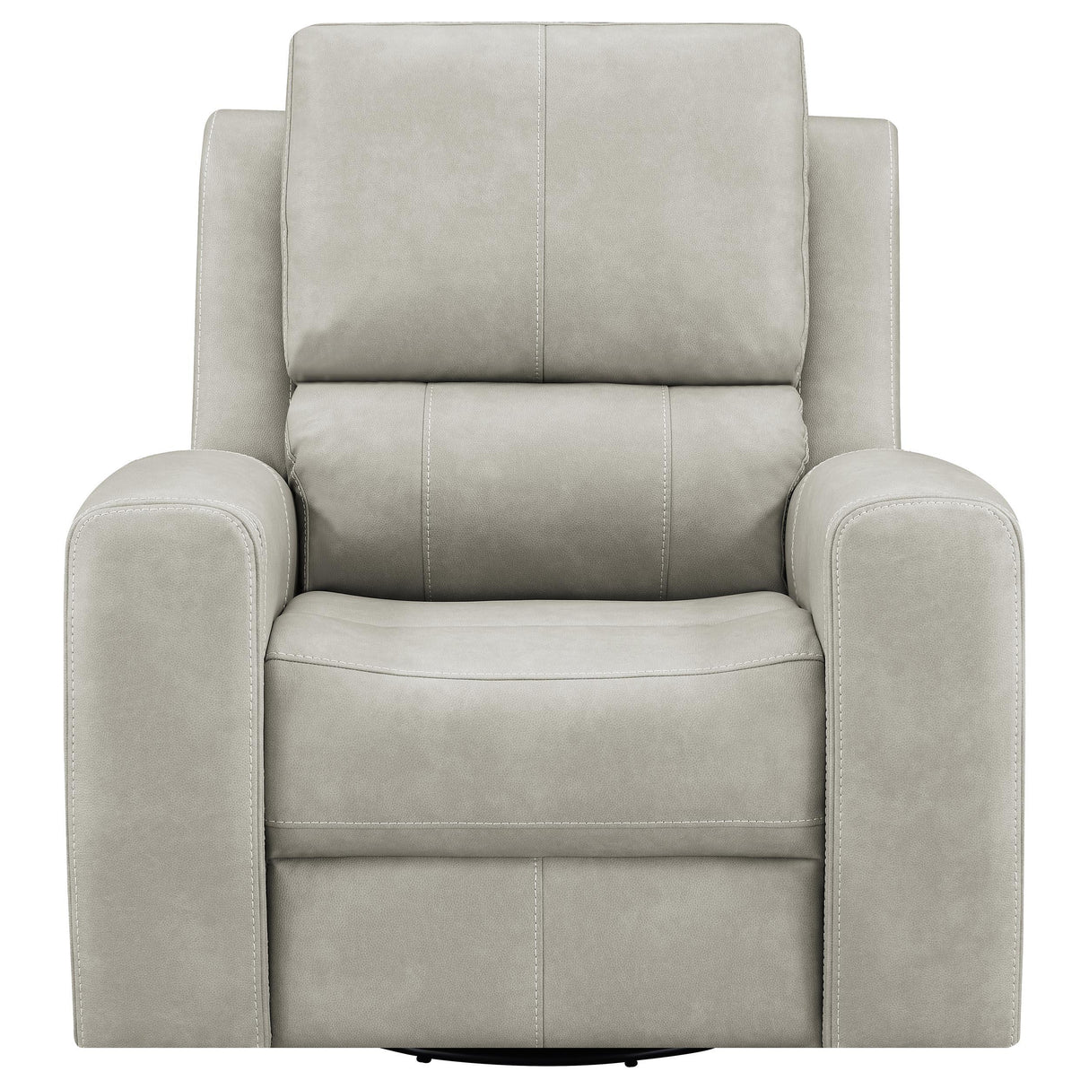 Brickston Gray Triple Power Swivel Glider Recliner from Coaster - Luna Furniture