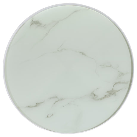 Briggs White 2-Piece Round Coffee and End Table Set from Coaster - Luna Furniture