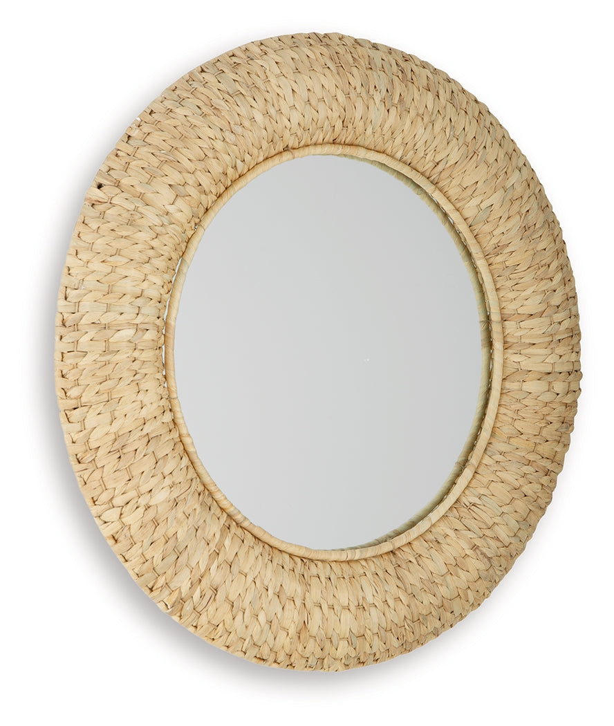 Briggsburg Natural Accent Mirror from Ashley - Luna Furniture