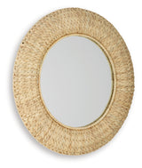 Briggsburg Natural Accent Mirror from Ashley - Luna Furniture