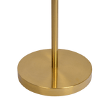 Brilliance Modern Gold Brush Floor Lamp, Opal Glass Shades and Round Metal Base from Midinmod - Luna Furniture