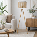 Brillo Three Legged Floor Lamp Natural from Ashcroft Furniture - Luna Furniture