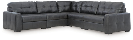 Brindley Pier Fog 5-Piece Sectional from Ashley - Luna Furniture