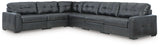 Brindley Pier Fog 6-Piece Sectional from Ashley - Luna Furniture