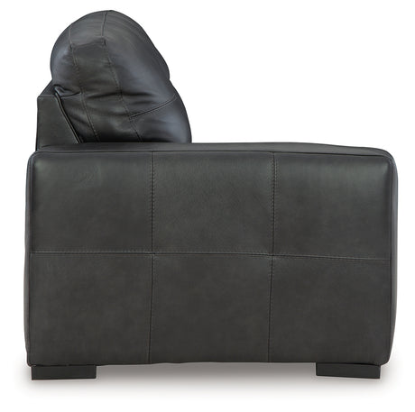 Brindley Pier Fog Left-Arm Facing Corner Chair from Ashley - Luna Furniture