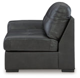 Brindley Pier Fog Left-Arm Facing Corner Chair from Ashley - Luna Furniture