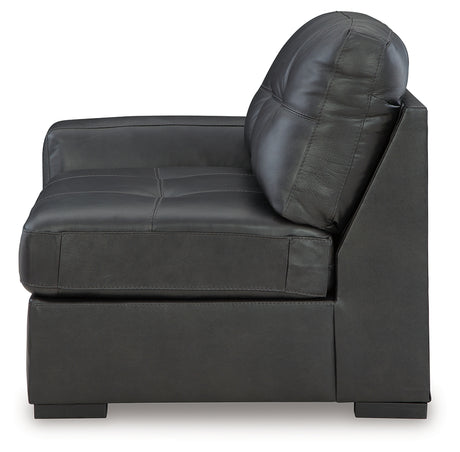 Brindley Pier Fog Left-Arm Facing Corner Chair from Ashley - Luna Furniture