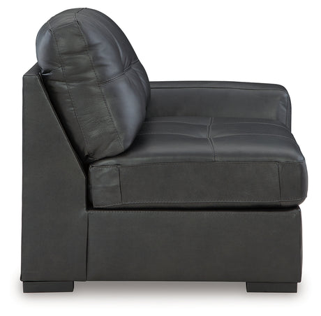 Brindley Pier Fog Right-Arm Facing Corner Chair from Ashley - Luna Furniture