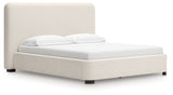 Brintstreet Beige California King Upholstered Bed from Ashley - Luna Furniture