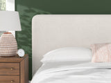 Brintstreet Beige King Upholstered Bed from Ashley - Luna Furniture