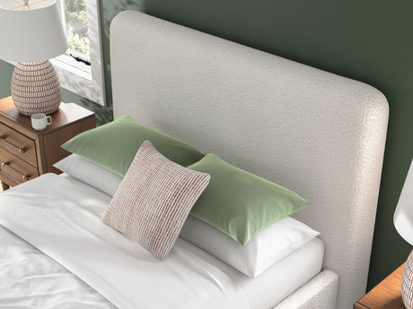 Brintstreet Beige Queen Upholstered Bed from Ashley - Luna Furniture