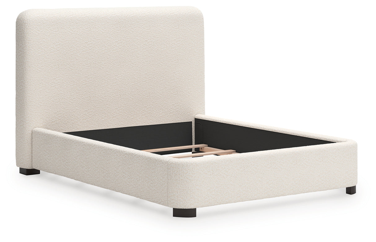 Brintstreet Beige Queen Upholstered Bed from Ashley - Luna Furniture