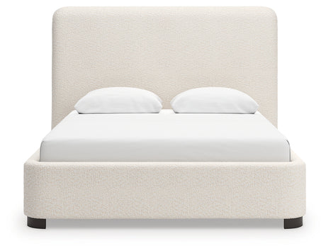 Brintstreet Beige Queen Upholstered Bed from Ashley - Luna Furniture