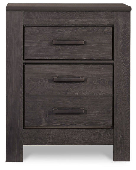 Brinxton Charcoal Dresser, Mirror and Nightstand from Ashley - Luna Furniture