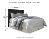 Brinxton Charcoal King Panel Headboard, Dresser, Mirror, Chest and 2 Nightstands from Ashley - Luna Furniture