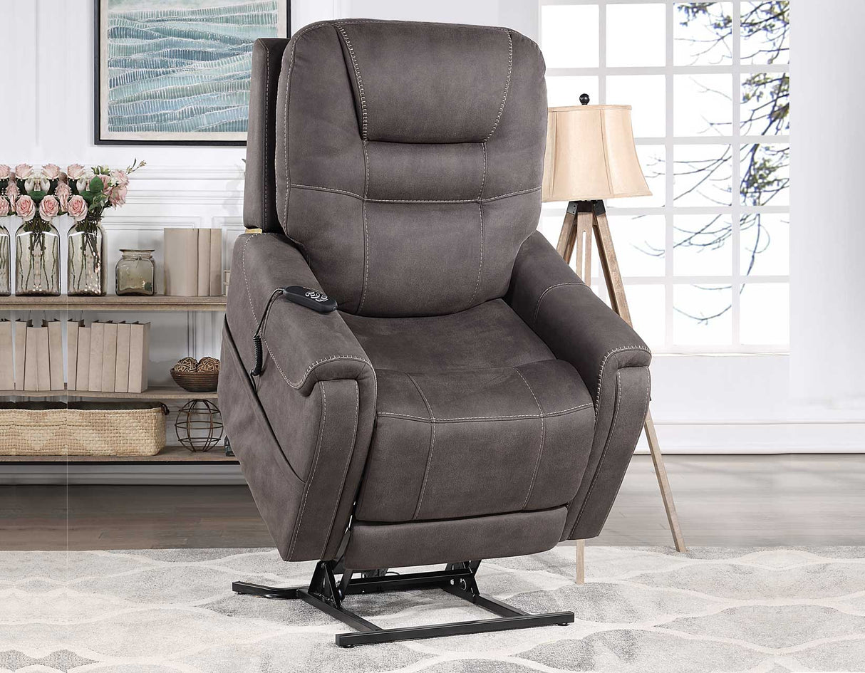 Brisbane Stone Power Lift Chair w/Three Heat Zones from Steve Silver - Luna Furniture