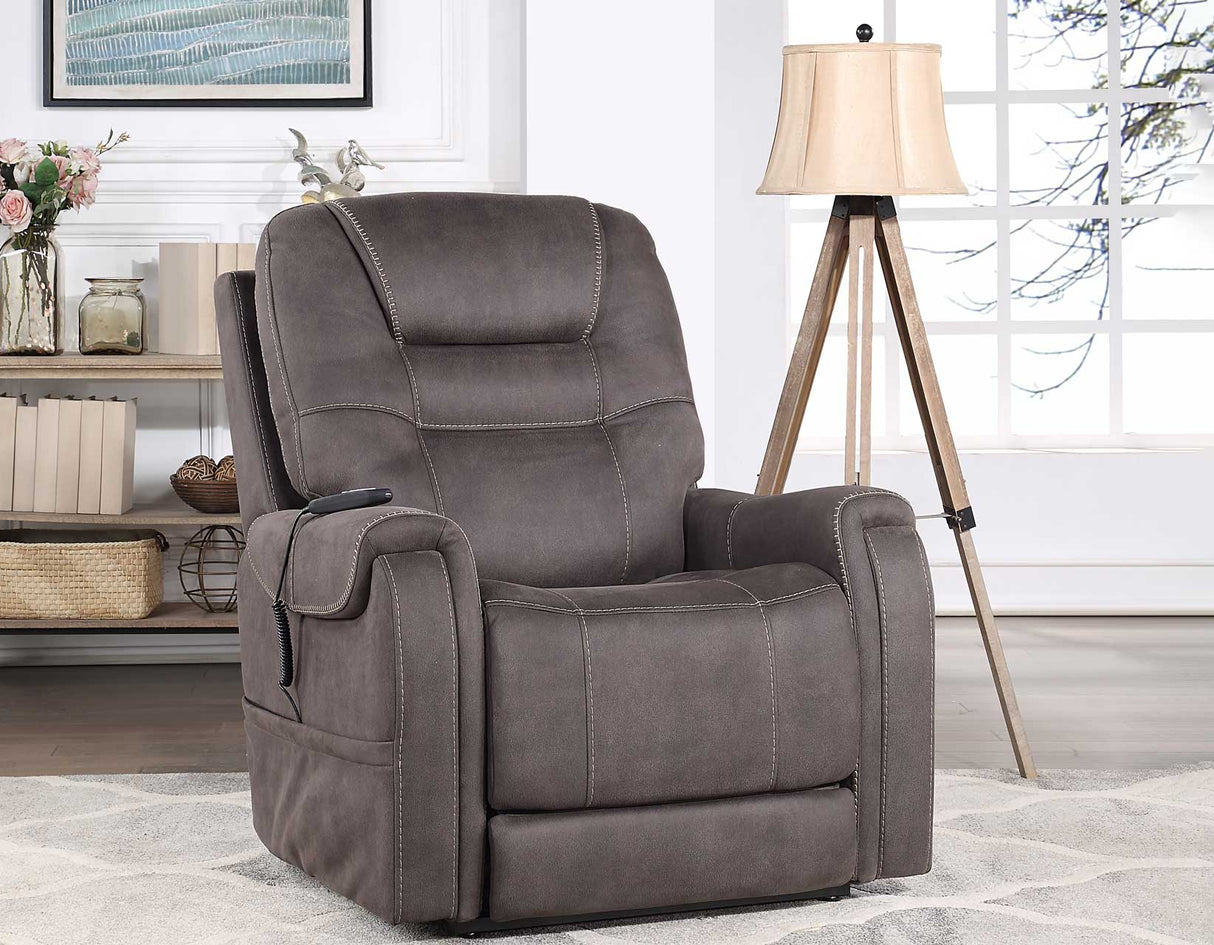 Brisbane Stone Power Lift Chair w/Three Heat Zones from Steve Silver - Luna Furniture