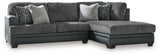 Brixley Pier Graphite 2-Piece Sectional with Chaise from Ashley - Luna Furniture