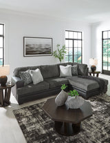 Brixley Pier Graphite 2-Piece Sectional with Chaise from Ashley - Luna Furniture