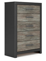 Broachmyn Black/Gray Chest of Drawers from Ashley - Luna Furniture