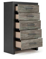 Broachmyn Black/Gray Chest of Drawers from Ashley - Luna Furniture