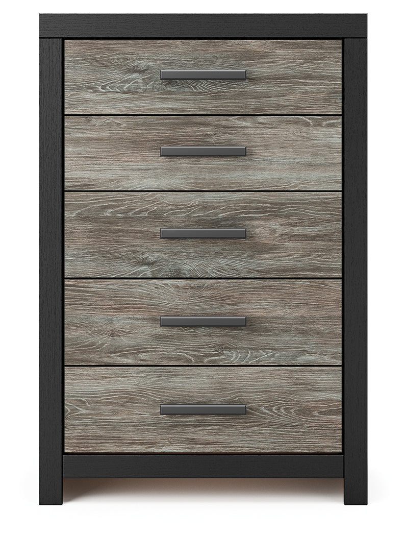 Broachmyn Black/Gray Chest of Drawers from Ashley - Luna Furniture