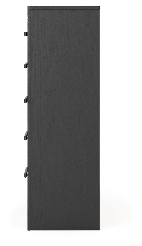 Broachmyn Black/Gray Chest of Drawers from Ashley Furniture - Luna Furniture