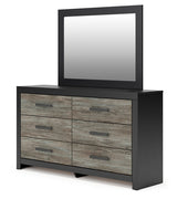 Broachmyn Black/Gray Dresser and Mirror from Ashley - Luna Furniture