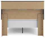 Broachmyn Black/Gray Full Bookcase Bed from Ashley - Luna Furniture