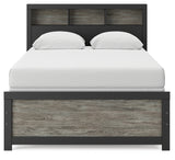 Broachmyn Black/Gray Full Bookcase Bed from Ashley - Luna Furniture