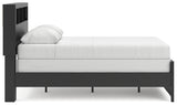 Broachmyn Black/Gray Full Bookcase Bed from Ashley - Luna Furniture