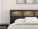 Broachmyn Black/Gray King Bookcase Panel Bed from Ashley - Luna Furniture