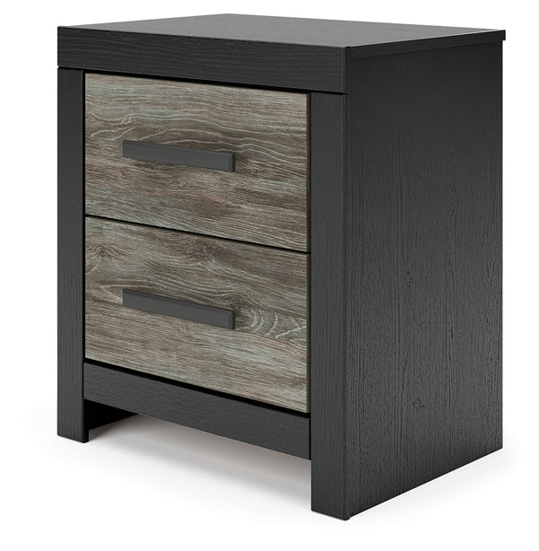 Broachmyn Black/Gray Nightstand