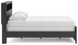 Broachmyn Black/Gray Queen Bookcase Bed from Ashley - Luna Furniture