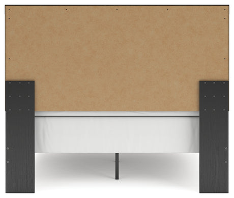 Broachmyn Black/Gray Queen Panel Bed from Ashley - Luna Furniture