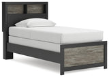 Broachmyn Black/Gray Bookcase Youth Panel Bedroom Set from Ashley - Luna Furniture