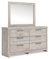 Broachmyn Gray Dresser and Mirror from Ashley Furniture - Luna Furniture